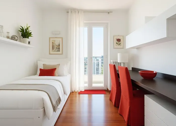 公寓 The Red Penthouse - Leonardo Mxp Maggiore Private Park *