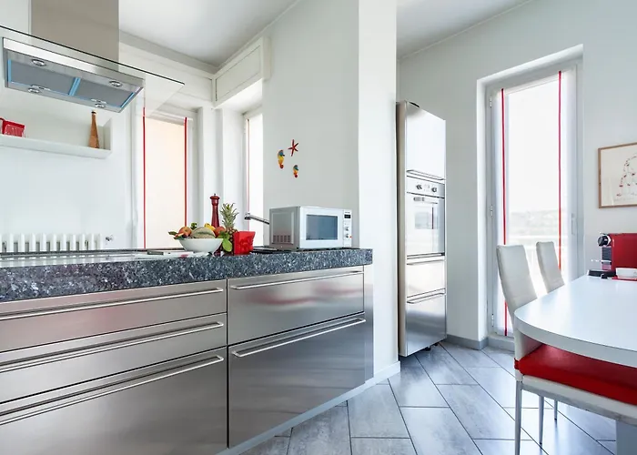 The Red Penthouse - Leonardo Mxp Maggiore Private Park * 塞斯托卡伦代