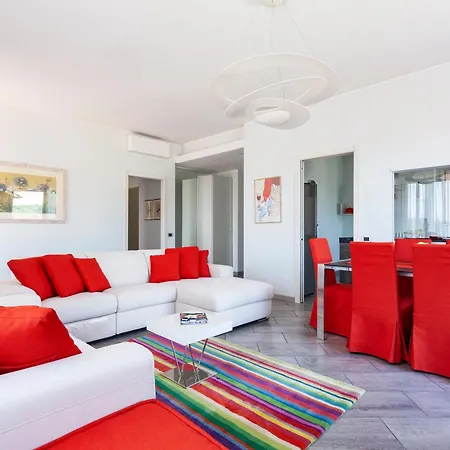 The Red Penthouse - Leonardo Mxp Maggiore Private Park Appartement *